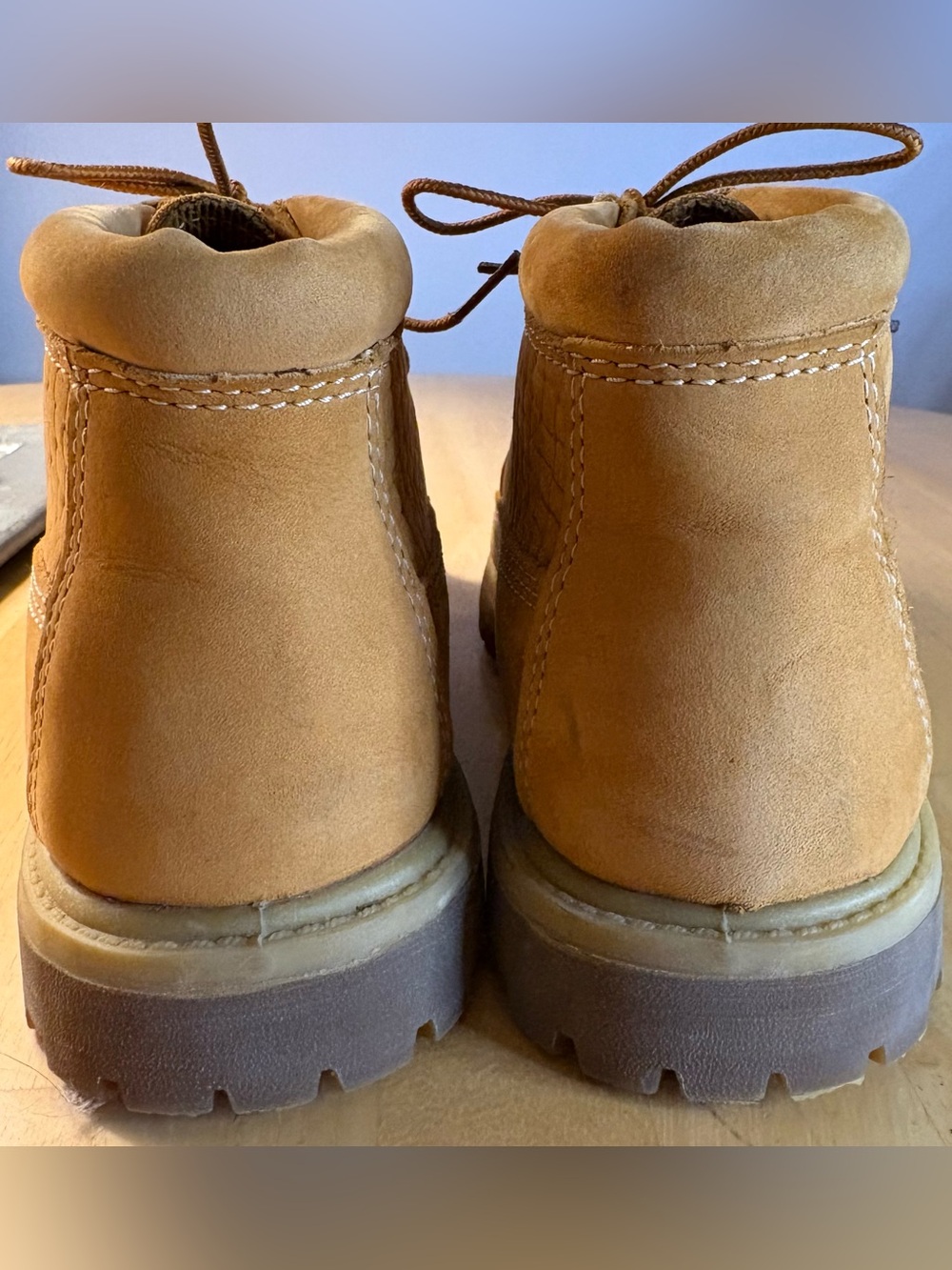 Timberland Nellie Waterproof Chukka Boot in Wheat Nubuck Lace-Up Ankle Boots (8) - Picture 8 of 11